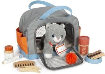 Small Foot Design Cat plush with care set