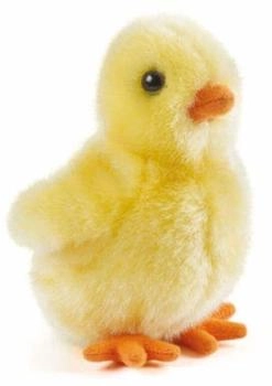 Living Nature Fluffy white chick plush 12 cm