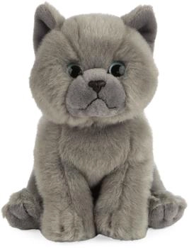 Living Nature Grey British Shorthair kitten plush 17 cm