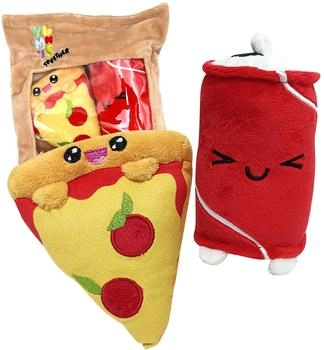 Joy Toy Pizza and cola 2-plush gift set 15 cm
