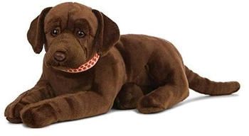 Living Nature Giant chocolate labrador plush 60 cm