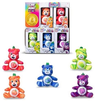 Basic Fun Micro Teenies Fruit Friends 5- - 3-Inch Collectible Plush Gift Set - Cute Micro Bears with Sweet Themed Designs for Kids & Fans