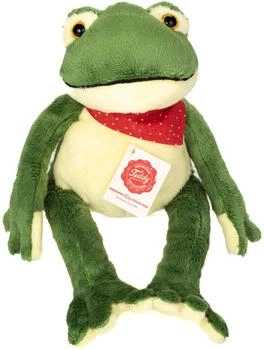 Teddy Hermann Articulated frog plush Green 28 cm