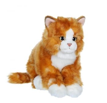 Gipsy Toys Ginger and white cat plush 28 cm