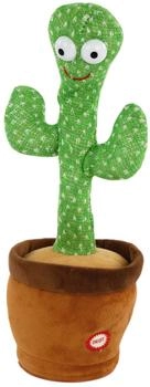Idena Light-up cactus plush 33 cm