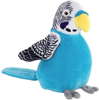 Idena Budgie plush Blue 18 cm