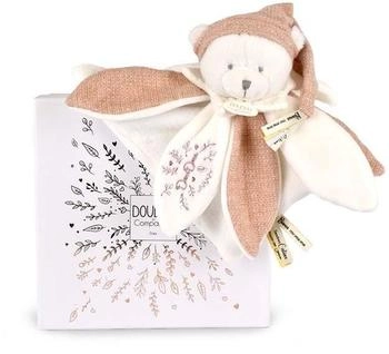 Doudou Pink teddy bear collector comforter 25 cm