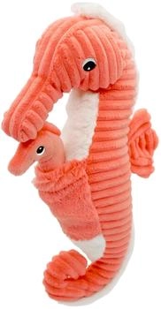 Déglingos Ptipotos Papadou the coral seahorse plush 36 cm