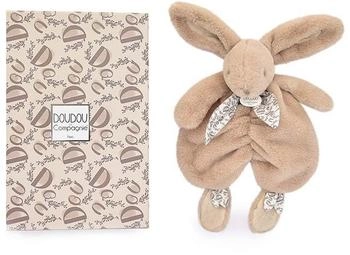 Doudou Sand beige rabbit with scarf plush 30 cm