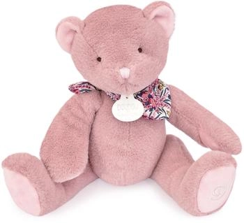 Doudou Brown teddy bear comforter plush 25 cm