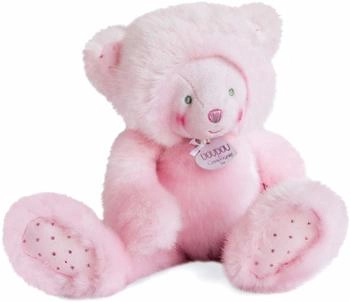 Doudou Pink teddy bear plush 30 cm
