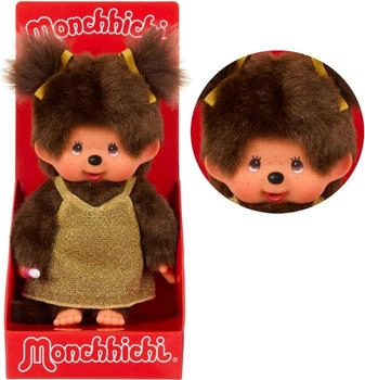 Idena Monchhichi Plüschfigur Glitter Dress Girl