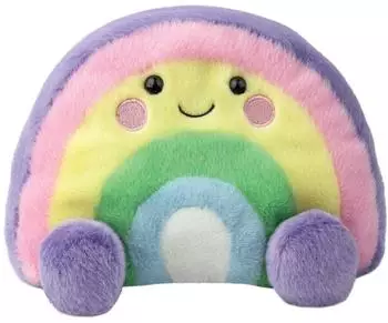 Aurora Aurora, 61542, Palm Pals Medium, Vivi Rainbow 8In, Soft Toy, Multicolour