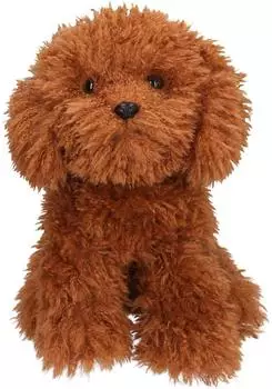 Depesche TOPModel Plüsch Hund Teddy braun 30 cm