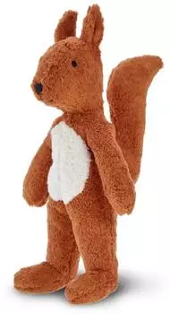 Senger Bio Stofftier, Schlenker Eichhörnchen rotbraun klein