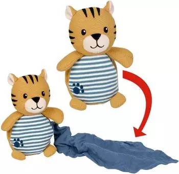 Coppenrath Die Spiegelburg Kuscheltier mit Schnuffeltuch Tiger Little Wonder 1 Stk.