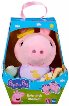 Peppa Pig Evie mit Decke Pl&uuml;sch