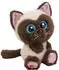 NICI Plüsch GLUBSCHIS Siamkatze Selma schlenkernd beige 15cm