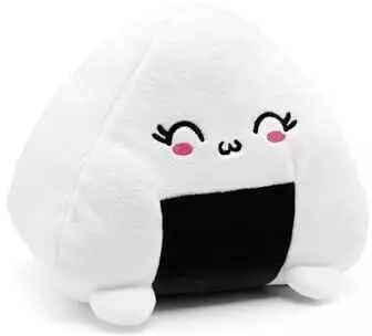 Joy Toy Yummies Plushi Onigiri Pl&uuml;sch, Weiss, Schwarz