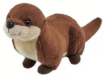 Wild Republic Pocketkins Eco Flussotter, Pl&uuml;schtier, 12 cm