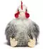 UNI-TOYS Henne, sitzend (ohne Ei) - 25 cm (Höhe) - Plüsch-Huhn, Vogel