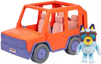 Invento BLUEY Buddies S13 Gro&szlig;es Familienauto & BLUEY-Pl&uuml;schfigur 20 cm