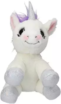 Depesche 13634 Ylvi Pl&uuml;sch Einhorn wei&szlig; 21 cm