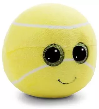 NICI Pl&uuml;sch GLUBSCHIS Tennisball Dennis gelb 13cm