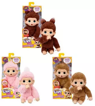 Moose Toys MOOSETOYS 300376 Little Live Pets: My Baby Monkey Minis sortiert
