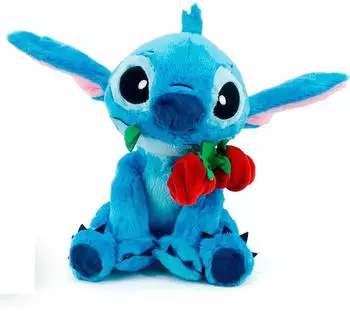 Simba Stitch With Rose Teddy 25 Cm Blau
