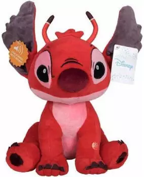 Disney Stitch Leroy Soft With Sound Teddy 40 Cm Rot