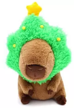 Joy Toy Joytoy Hug-a-Capybara 24151 Capybara Christmas Tree Pl&uuml;sch 32 cm