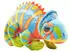 Wild Republic Pocketkins Eco Chamäleon, Plüschtier, 12 cm