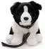 UNI-TOYS Border Collie, sitzend (mit Leine) - 20 cm (Höhe) - Plüsch-Hund
