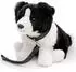 UNI-TOYS Border Collie, sitzend (mit Leine) - 20 cm (Höhe) - Plüsch-Hund