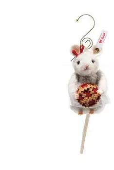 Steiff 005886 Weihnachtsb&auml;ckerei Maus Ornament 9 cm