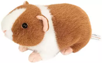 Teddy Hermann Meerschweinchen hellbraun wei&szlig; 19 cm, 11 x 9 x 19 cm