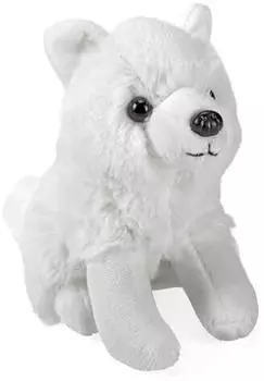 Wild Republic Pocketkins Eco Polarfuchs, Pl&uuml;schtier, 12 cm