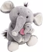 Nici Kuscheltier "Little & Me, 20 cm mit Kind 6 cm" 2in1: Kuscheltier Mama mit