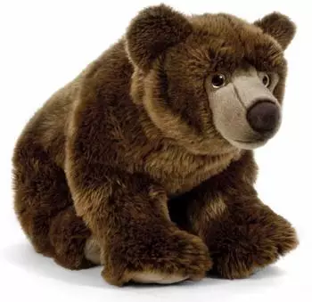 Living Nature Stofftier Gro&szlig;er Braunb&auml;r (45cm)