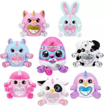 ZURU Rainbocorns Plush Animals 8 Models Random Shipping Assorted Rosa Kinder