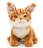 UNI-TOYS Maine-Coon-Katze, sitzend (braun) - 18 cm (Höhe) - Plüsch-Katze
