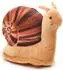 UNI-TOYS Eco-Line Große Achatschnecke 100% recyceltes Material 22 cm (Länge) - Plüsch-Schnecke