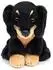 UNI-TOYS Dackel Plushie, sitzend 13 cm (Höhe) - Plüsch-Hund