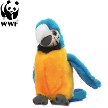 WWF Gelbbrust-Ara Pl&uuml;schtier mit Sound, 14cm