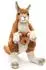 UNI-TOYS Känguru mit Baby (angenäht), stehend 23 cm (Höhe)