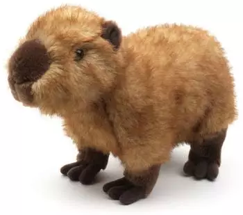 UNI-TOYS Capybara, stehend 27 cm (L&auml;nge) - Wasserschwein, Meerschweinchen