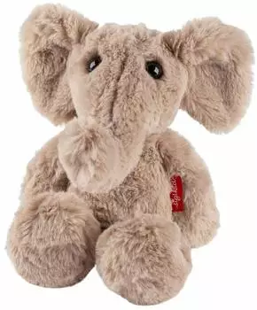 Sigikid Kuscheltier Elefant graubraun, Flauscherie