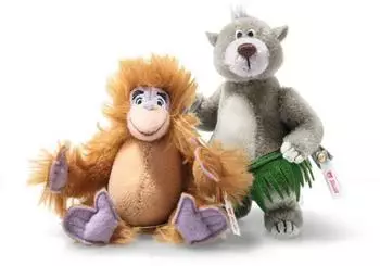 Steiff Das Dschungelbuch Set, Mohair, 15cm (356032)