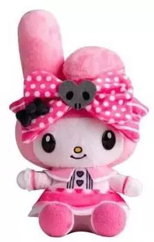 Sakami Merchandise My Melody Plüschfigur Pink Black Party Anniversary Edition 22cm